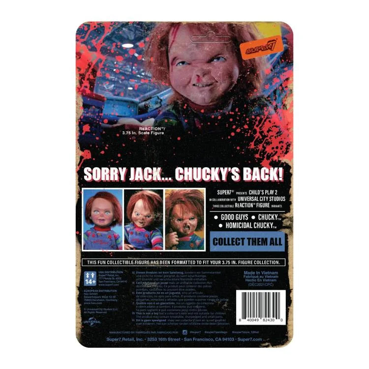 Child's Play 2 (1990) ReAction Chucky (Blood Splatter) Figura