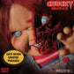 Child's Play 3 Mezco Designer Series Talking Pizza Face Chucky