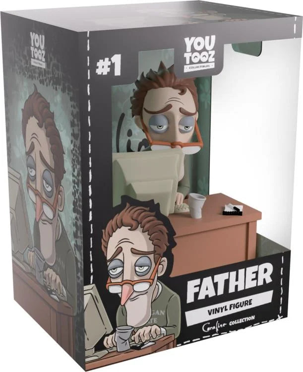 Coraline Father Vinyl Figura