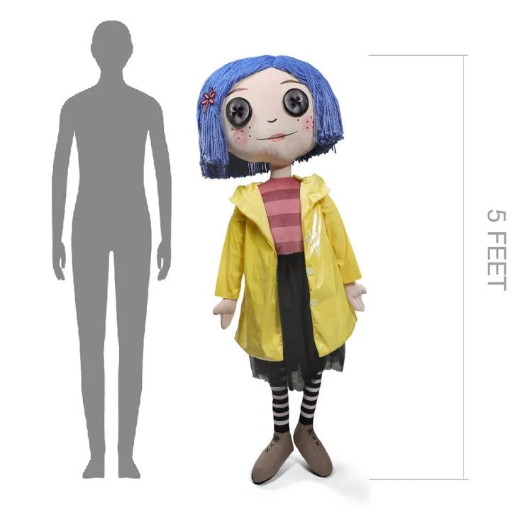 Coraline with Button Eyes Life-Sized Plush