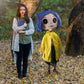 Coraline with Button Eyes Life-Sized Plush
