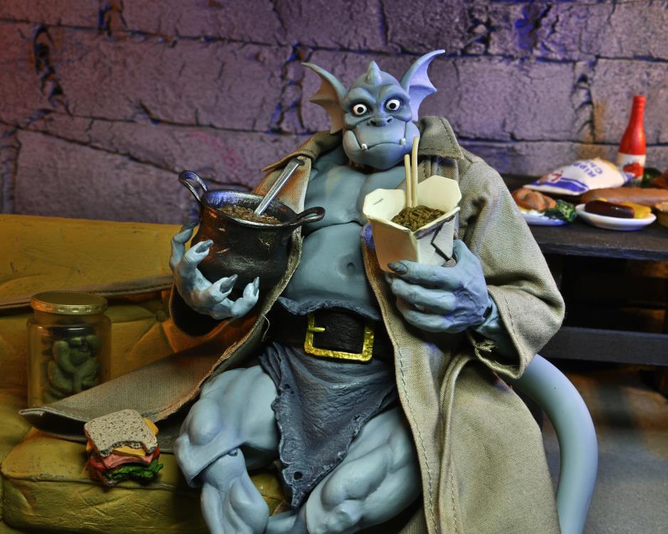 Disney's Gargoyles Ultimate Detective Broadway Silver Falcon (With Closed Wings) Action Figure