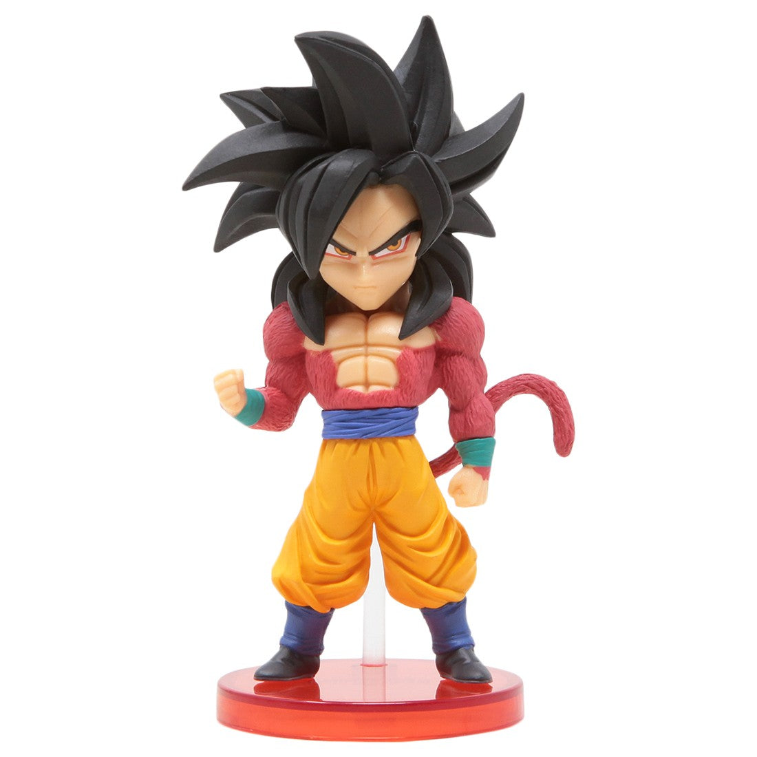 Dragon Ball GT World Collectable Super Saiyan 4 Son Goku Red Figure