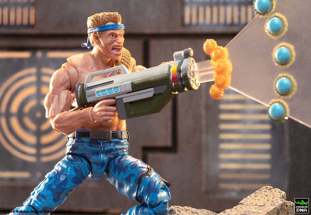 Figura Bill Rizer Contra NES Premium DNA 1/12 Signature Series – Fyme ...