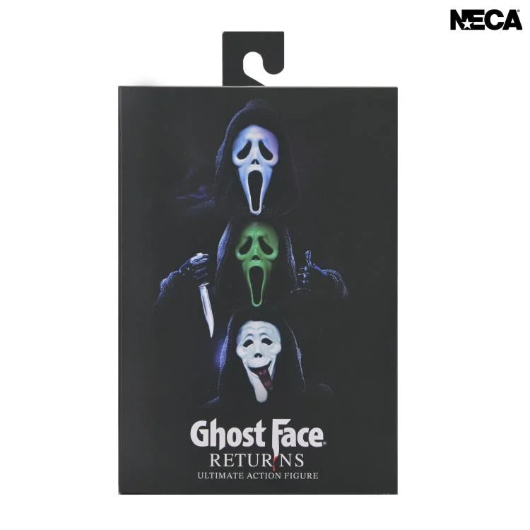 Vista frontal caja Figura Ghost Face Ultimate NECA
