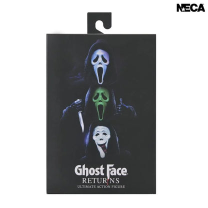 Vista frontal caja Figura Ghost Face Ultimate NECA