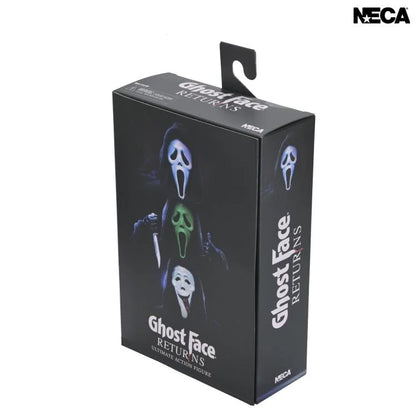Vista lateral caja Figura Ghost Face Ultimate NECA