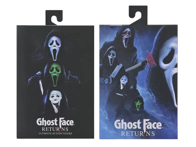 Vista posterior caja Figura Ghost Face Ultimate NECA