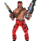 Vista frontal con armas de Figura Lance Bean Contra (NES) Premium DNA