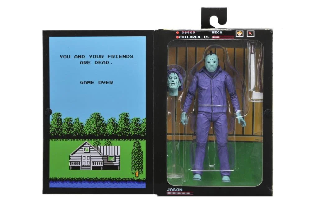 Friday the 13th: The Game Jason Voorhees (Classic Video Game Appearance) Action Figure with Theme Music Packaging