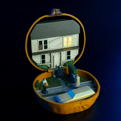 Halloween (1978) Myers House Pumpkin Micro Maniacs Playset