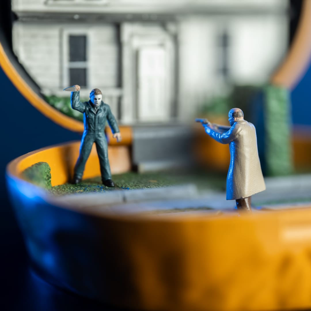 Halloween (1978) Myers House Pumpkin Micro Maniacs Playset