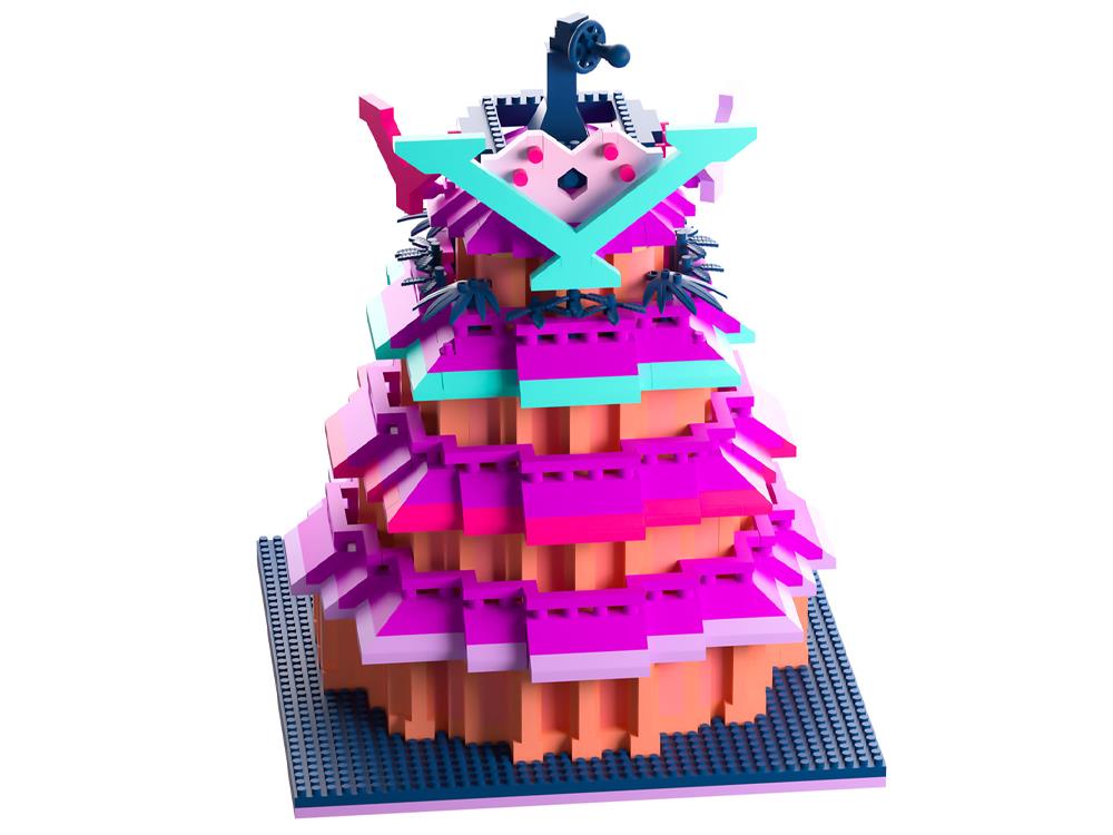 Hazbin Hotel V Tower Miniature Brick Set