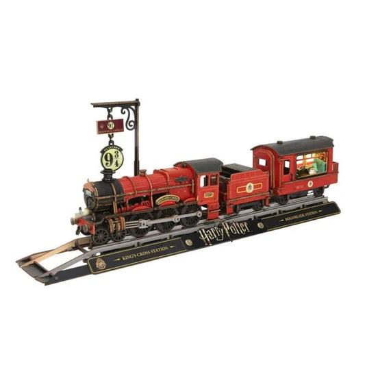 Vista frontal Hogwarts Express Harry Potter Kit Madera Pantasy