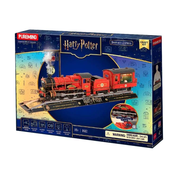 Caja vista frontal Hogwarts Express Harry Potter Kit Madera Pantasy
