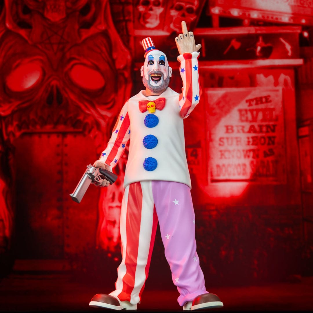 House of 1000 Corpses - Giant-Size Trash Talkin' Capt. Spaulding Figure (Sonido)