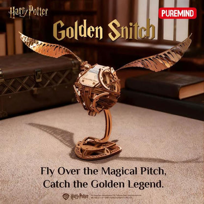 Armado final Kit Construccion Snitch Dorada Harry Potter Pantasy