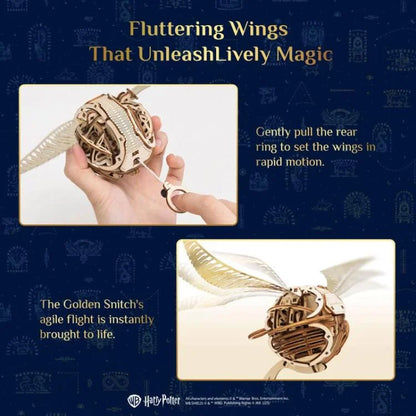 Funcionamiento Kit Construccion Snitch Dorada Harry Potter Pantasy