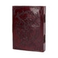 Lockable Red Leather Baphomet Embossed Journal 15x21cm