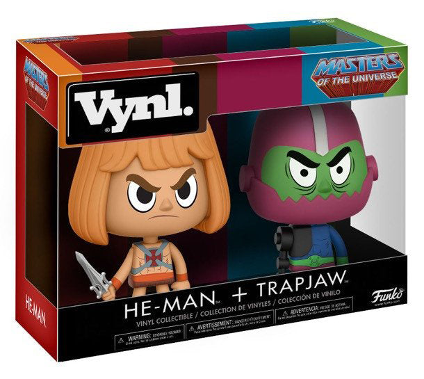 Masters of The Universe Vynl. He-Man + Trap Jaw