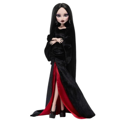 Postura con brazos cruzados Muñeca Morticia Addams Monster High Wednesday Mattel