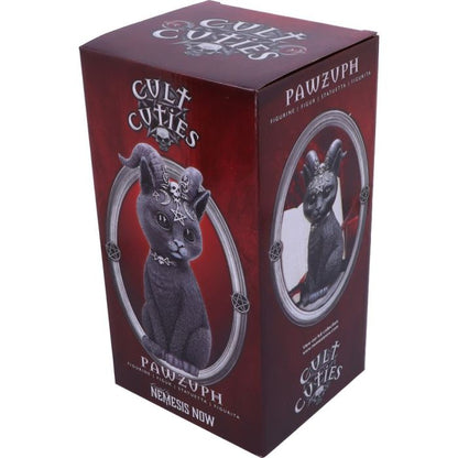 Pawzuph Horned Occult Cat Figurine 26.5cm