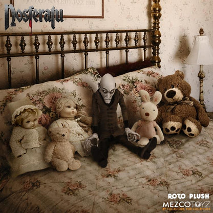 Postura de reposo en cama Peluche Nosferatu Conde Orlok Mezco