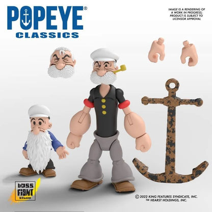 Popeye Classics Poopdeck Pappy and Pooky Jones Action Figure set