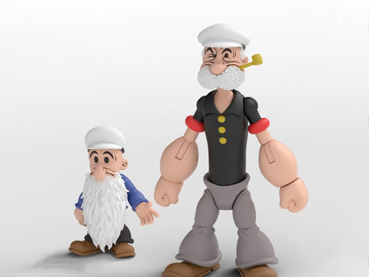 Popeye Classics Poopdeck Pappy and Pooky Jones Action Figure set