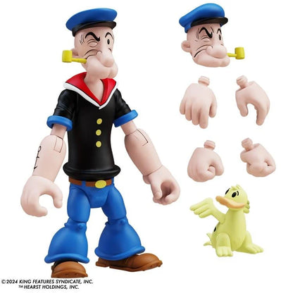 Popeye Classics Popeye 1st Appearance (Black Shirt) Action Figure