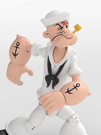 Popeye Classics Popeye (White Sailor Suit) Action Figure