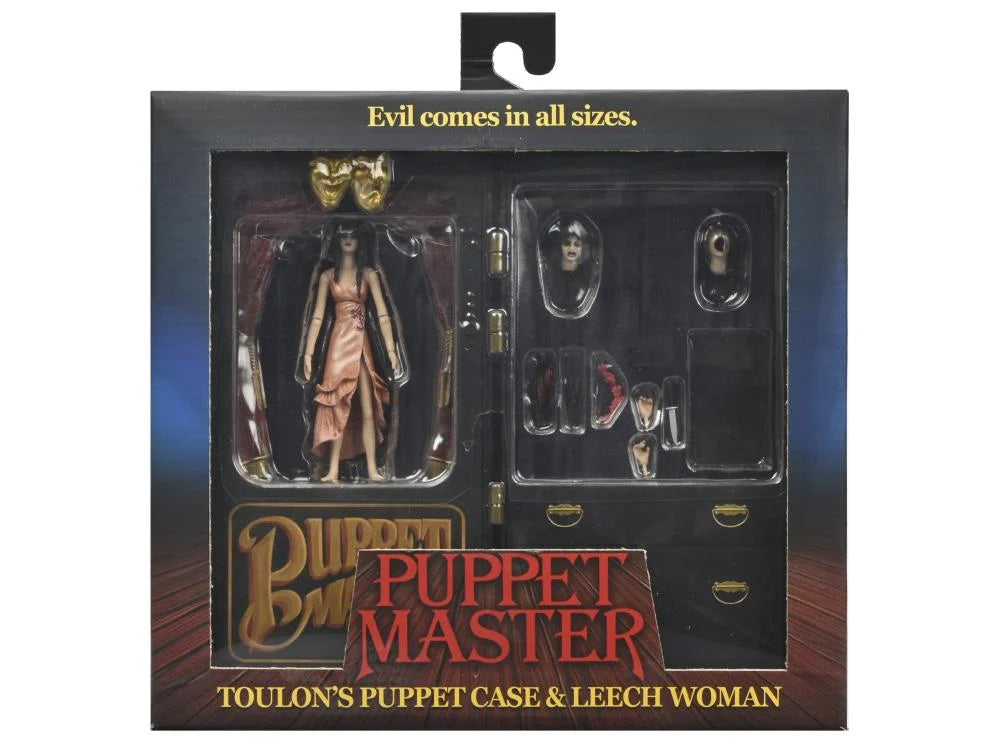 Puppet Master Leech Woman & Toulon's Puppet Case Figure Set