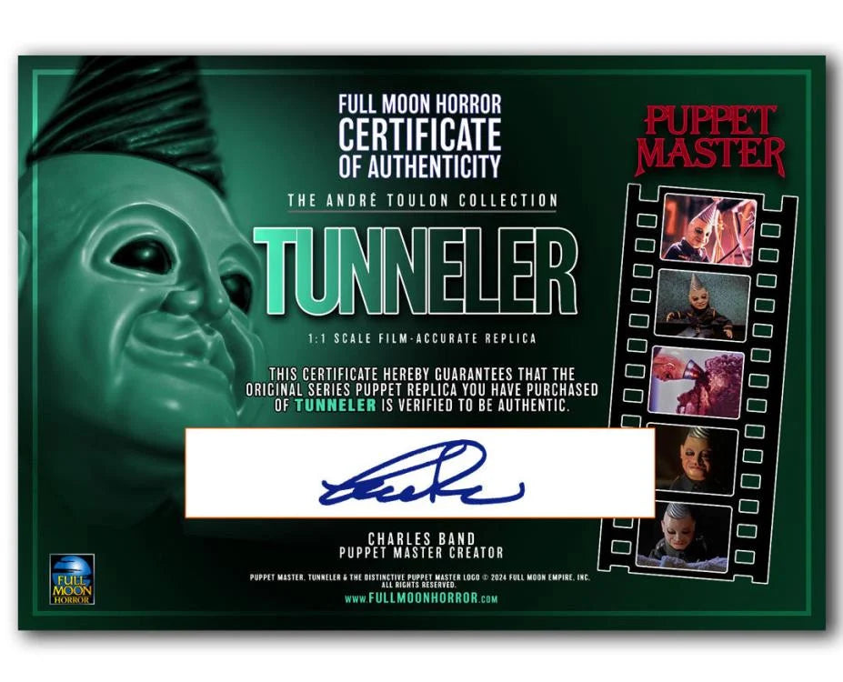 Puppet Master The Andre Toulon Collection Tunneler Escala Real Edicion Limitada