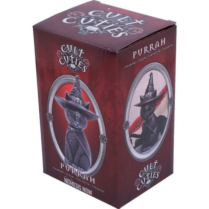 Purrah Witches Hat Occult Cat Figurine 13.5cm