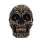 Renaissance Black and Gold Skull 19cm