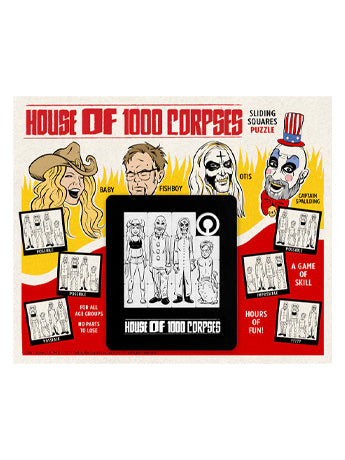 Rob Zombie House of 1000 Corpses Retro-Style Slide Puzzle