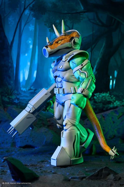 Teenage Mutant Ninja Turtles Shock Commando Triceraton (Mirage Comics) Action Figure