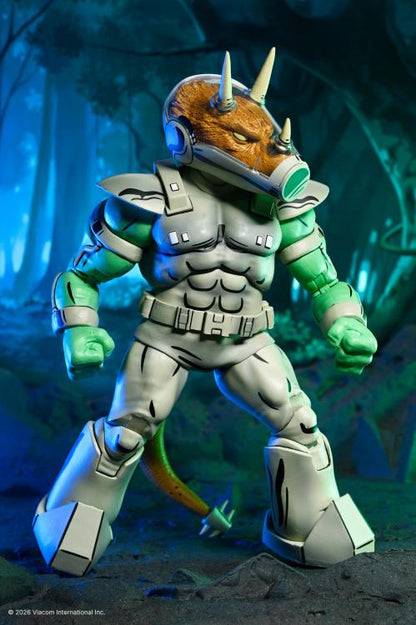 Teenage Mutant Ninja Turtles Shock Commando Triceraton (Mirage Comics) Action Figure