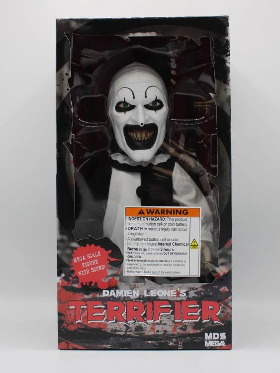 Terrifier Mezco Designer Series Mega Scale Art the Clown con Sonido