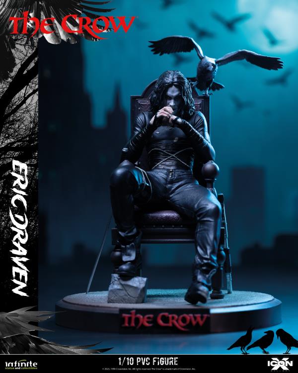 The Crow Icon X Eric Draven 1/10 Scale Figure