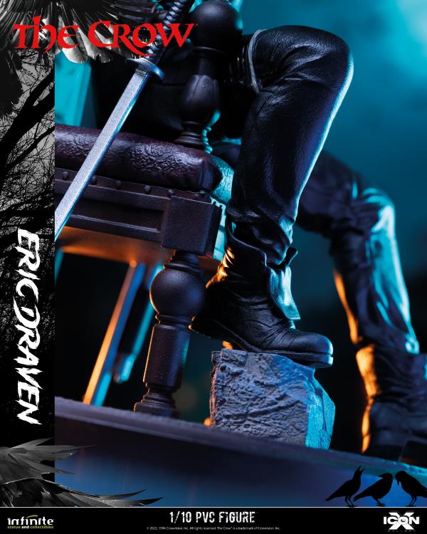 The Crow Icon X Eric Draven 1/10 Scale Figure