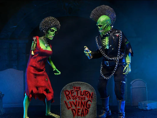 The Return of the Living Dead Zombie Trash & Suicide 2pack Figura Acción Retro