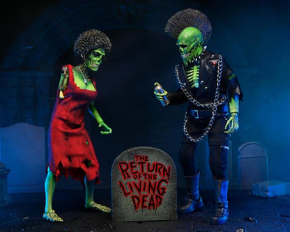 The Return of the Living Dead Zombie Trash & Suicide 2pack Figura Acción Retro