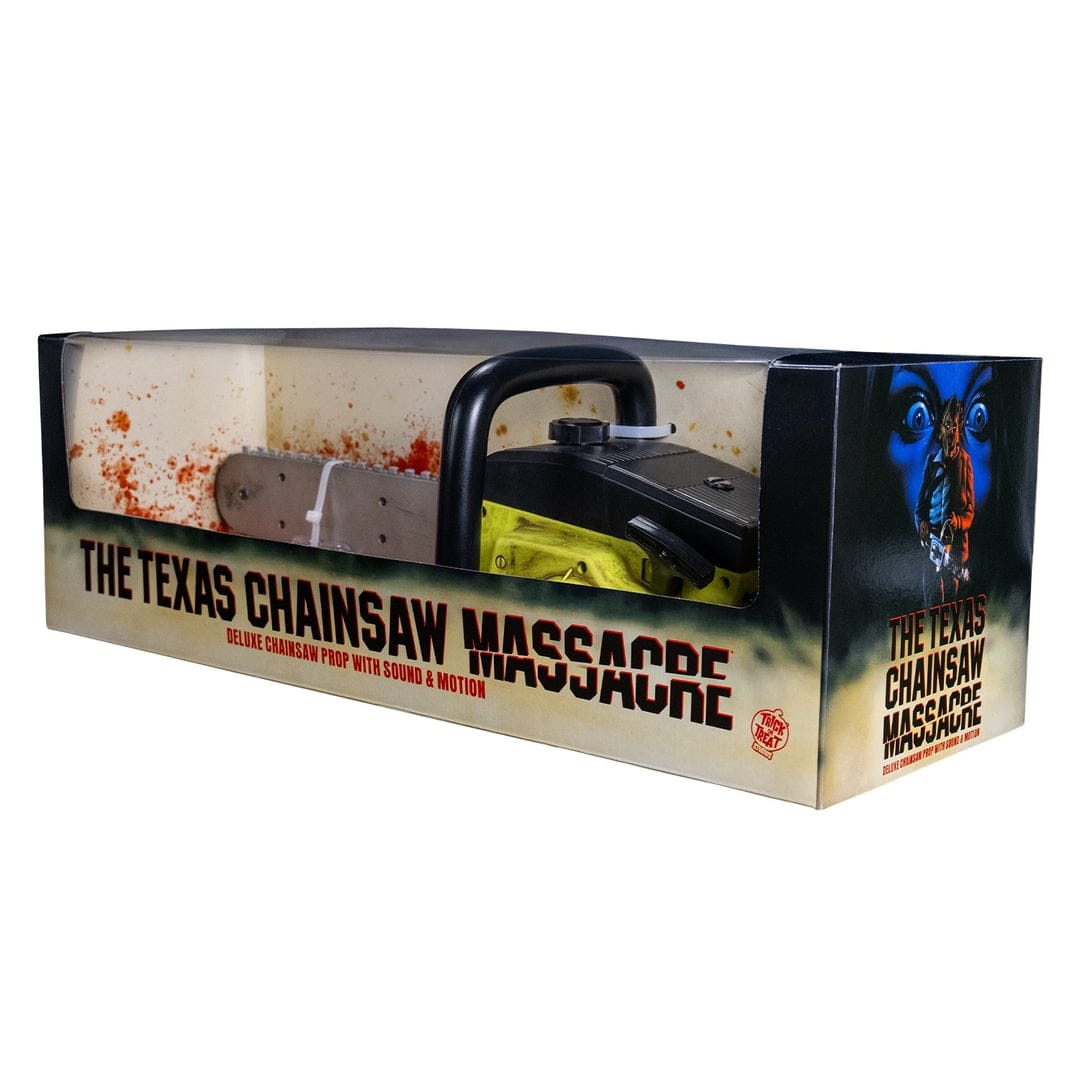 The Texas Chainsaw Massacre (1974) Chainsaw Costume Accessory with Sound