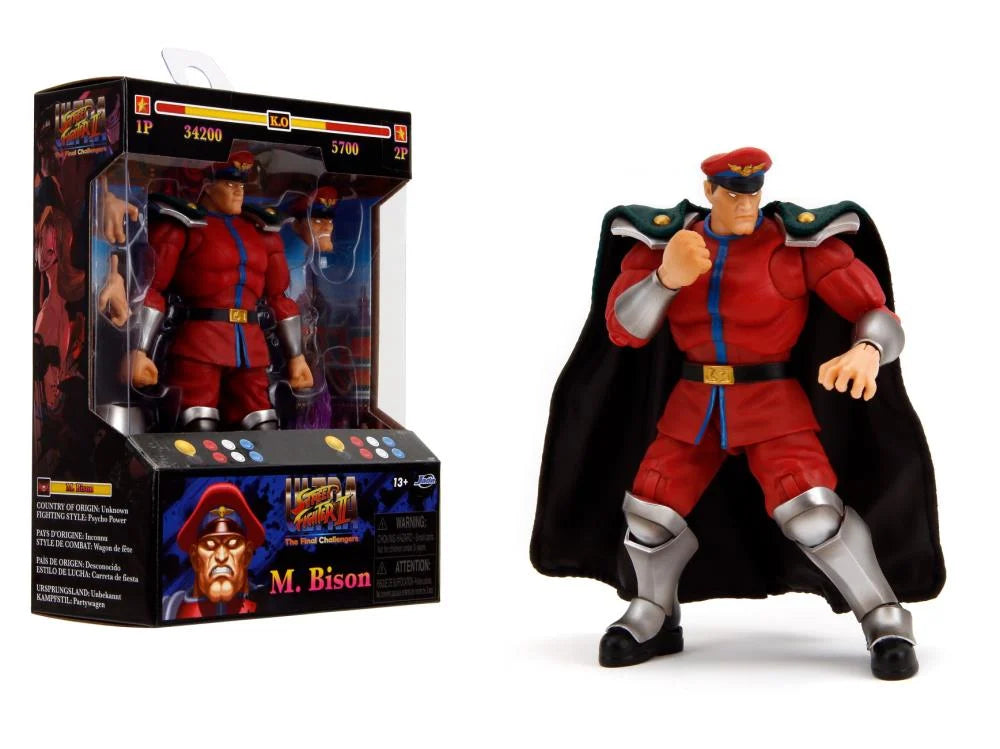 Ultra Street Fighter II The Final Challengers M. Bison Figura Acción