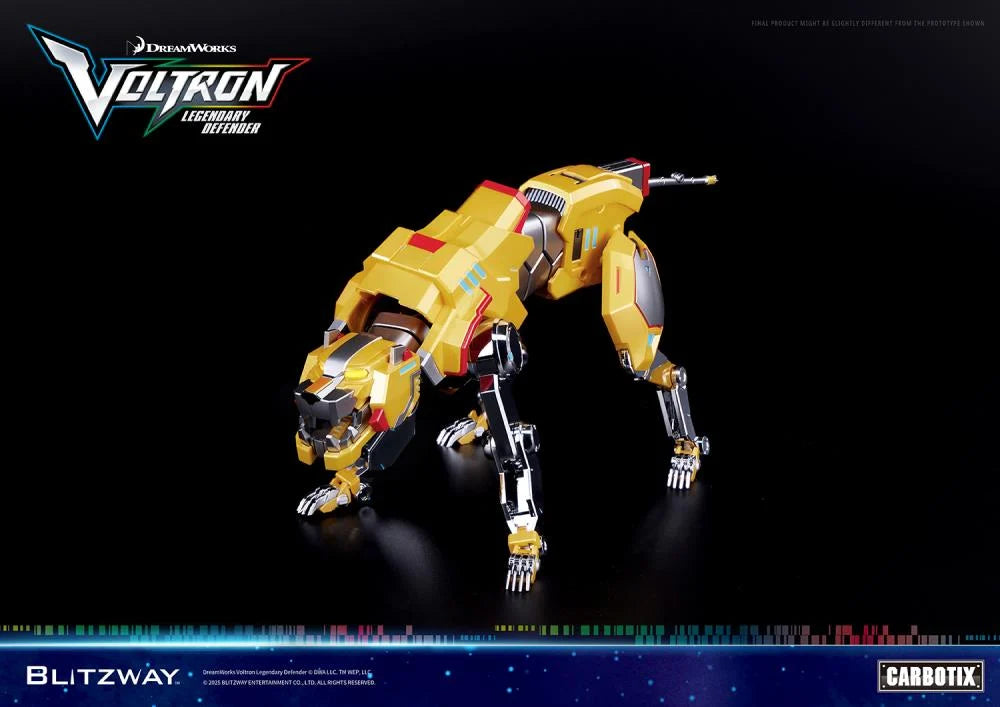 Yellow Lion de Figura Voltron Legendary Defender Blitzway Carbotix