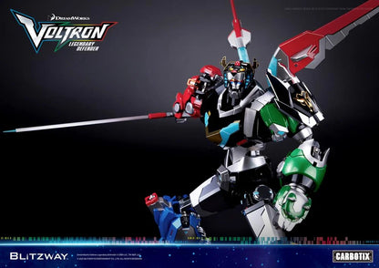 Postura de ataque de Figura Voltron Legendary Defender Blitzway Carbotix