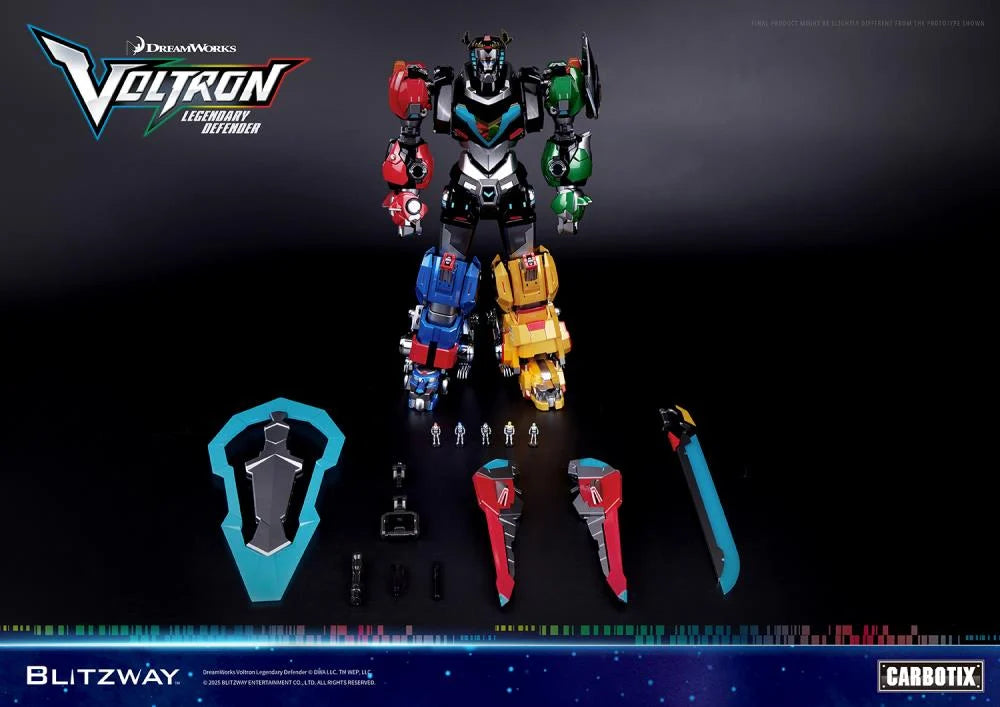Accesorios completos de Figura Voltron Legendary Defender Blitzway Carbotix