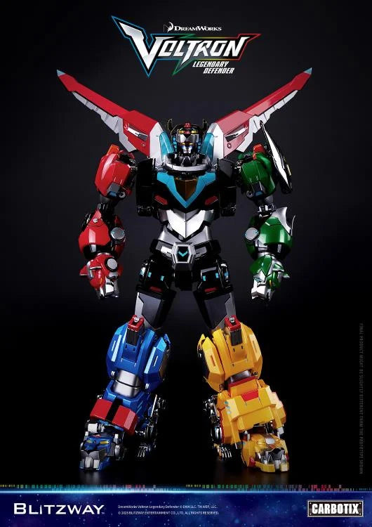 Postura de pie de Figura Voltron Legendary Defender Blitzway Carbotix