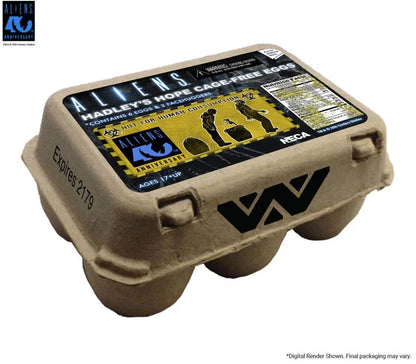 Aliens 40th Anniversary Xenomorph Eggs Set 6 Pack in Collectible Carton